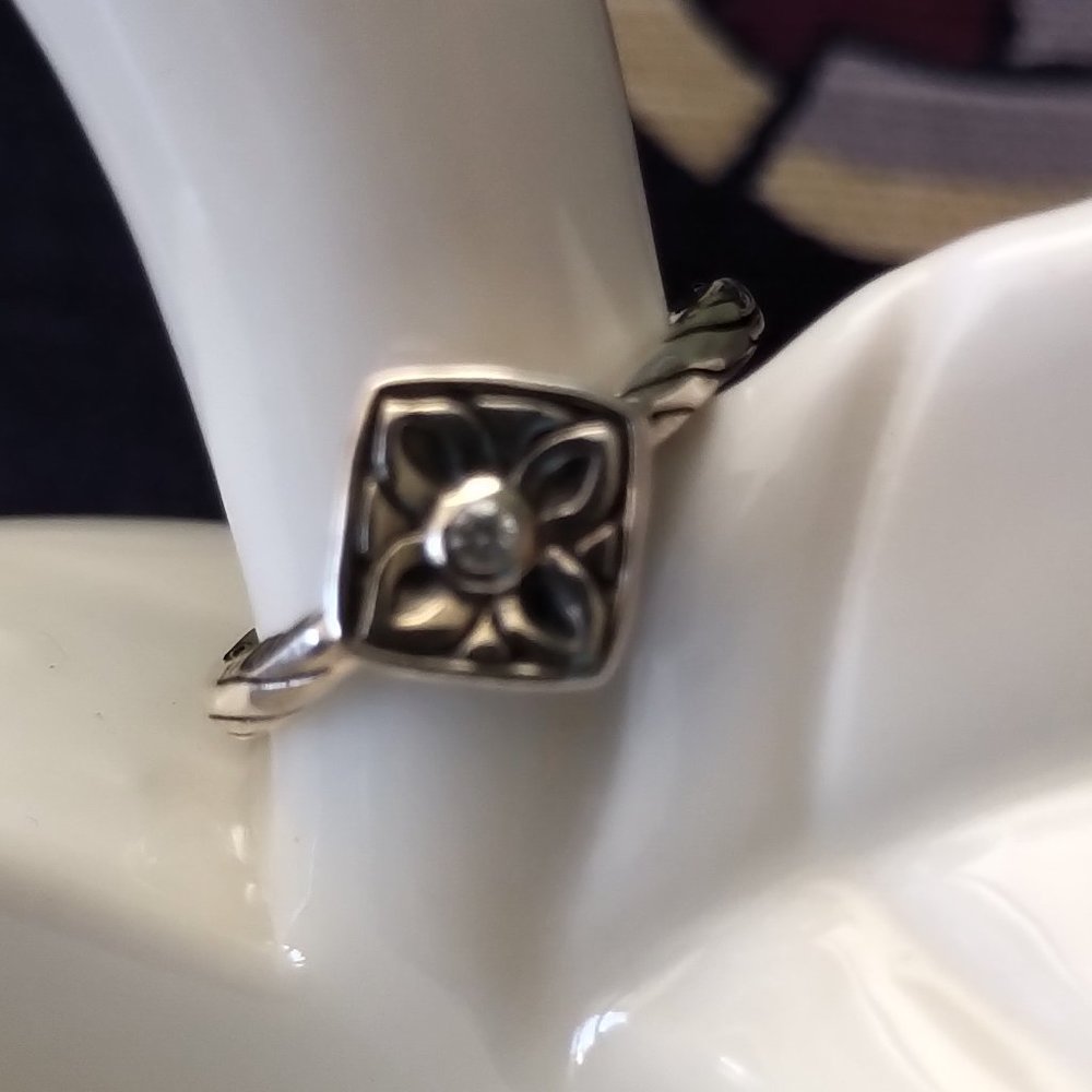 Silpada Flower stack ring